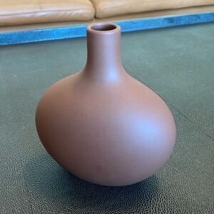 H&M Home Brown Stoneware Vase small